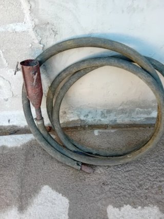 Manguera soplador limpieza cosechadora