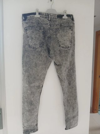 Pantalones Lefties Talla 34 Gris Lavado