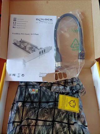 Tarjeta FireWire DeLOCK 3+1 Puertos PCI nueva
