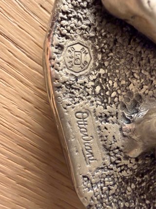 Scultura Cavalli Ottaviani Vintage Argento