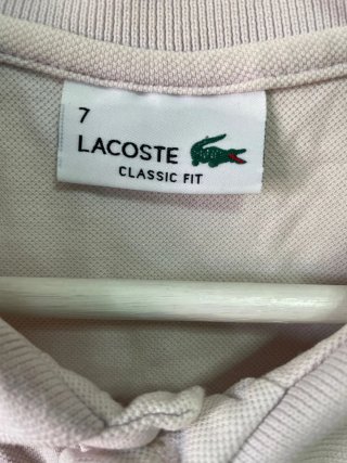 Polo Lacoste color ,Rosa talla xxl