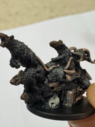 Zombicide Rat King & Swamp Troll pintado barnizado