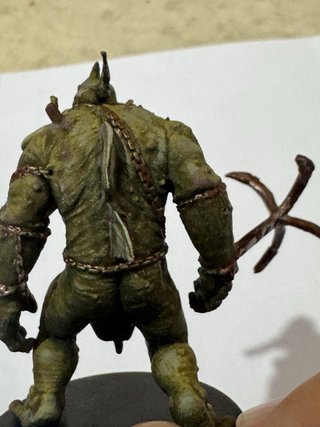 Zombicide Rat King & Swamp Troll pintado barnizado