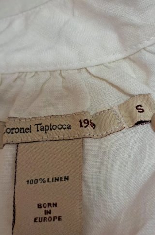 Blusa blanca manga acampanada