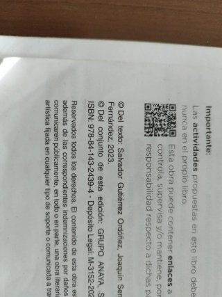 Lengua y Literatura, 2 ESO, Operación mundo