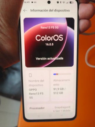 OPPO Reno13 F 5G Plata 512 gb