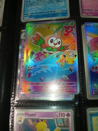 Carta Pokémon Litten, Rowlet y Popplio