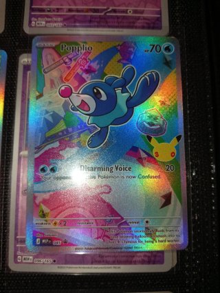 Carta Pokémon Litten, Rowlet y Popplio