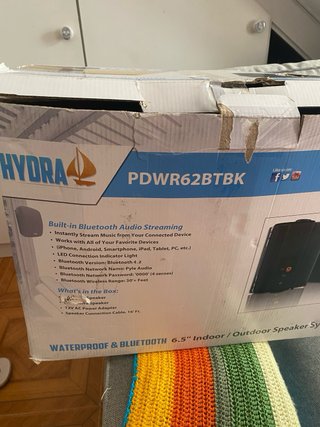Pyle PDWR62BTBK Bocinas Bluetooth 6.5