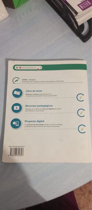 Libros de auxiliar de Enfermería grado medio