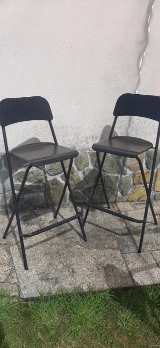 2 sedie pieghevoli