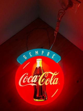 Insegna Luminosa Coca Cola Vintage