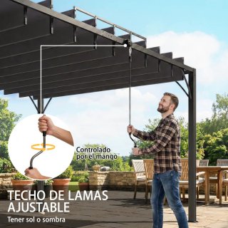 Pérgola de Jardín 3x4m UPF 50+
