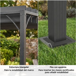 Pérgola de Jardín 3x4m UPF 50+