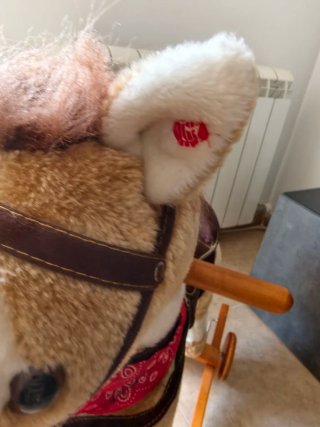 Caballito mecedora infantil con ruedas