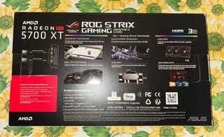 Scheda grafica Asus ROG Radeon RX 5700XT a tripla ventola