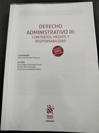 Derecho administrativo Contratos, medios y resp...
