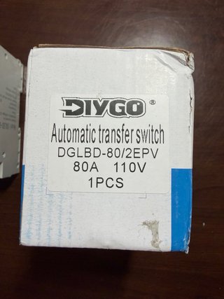 Interruptor Selector Doble Potencia ATS 110V