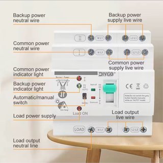 Interruptor Selector Doble Potencia ATS 110V