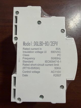 Interruptor Selector Doble Potencia ATS 110V