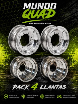 Pack 4 Llantas reforzadas Quad Suzuki Yamaha Honda
