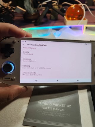 Retroid Pocket G2 Como Nueva + Grip de regalo