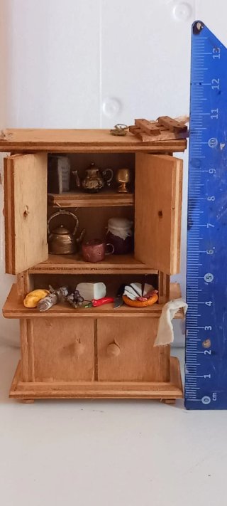 Mueble cocina miniatura belén/casa muñecas