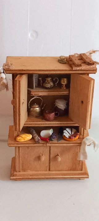 Mueble cocina miniatura belén/casa muñecas
