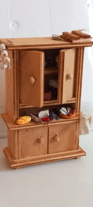 Mueble cocina miniatura belén/casa muñecas
