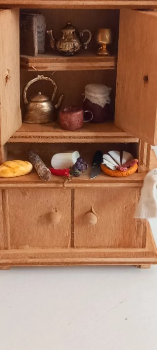 Mueble cocina miniatura belén/casa muñecas