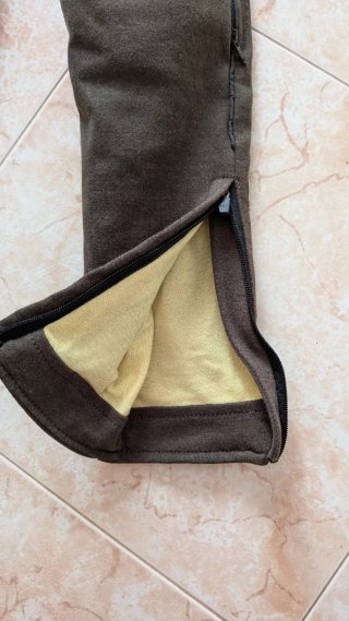 Leggings Moto Mujer Marrones