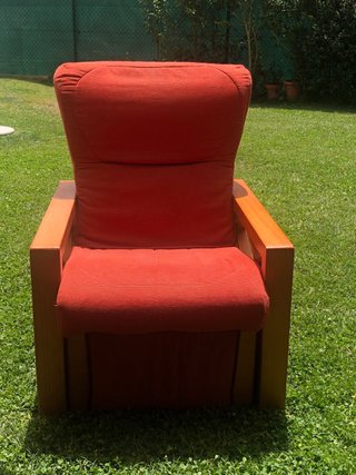 Sofá Cama Madera y Colchón Muelles