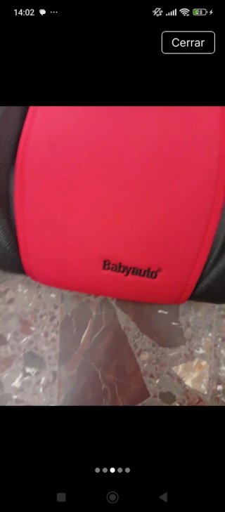 Alzador coche niños Babyauto rojo