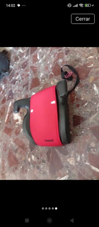 Alzador coche niños Babyauto rojo