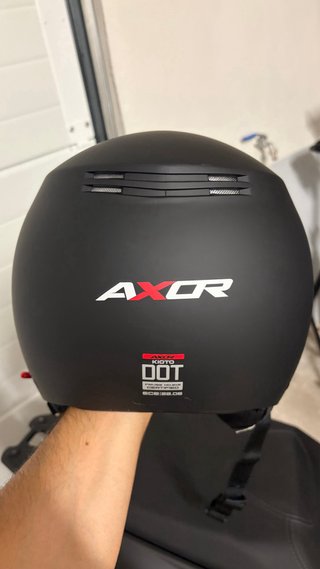 Casco Jet Negro Mate L
