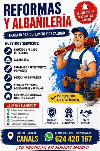 Reformas y albañería