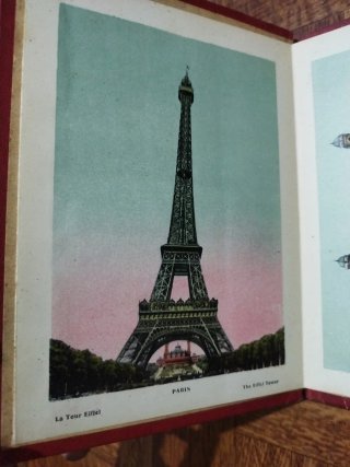 Libro París 15 imágenes antiguo