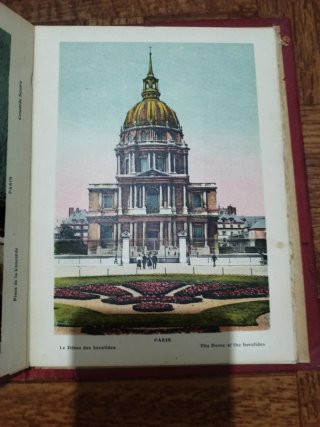 Libro París 15 imágenes antiguo