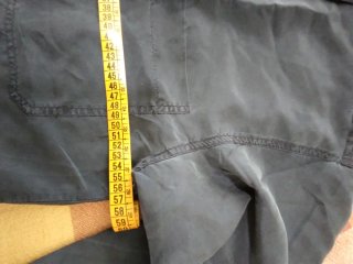 Camisa Benetton Seda Azul Talla L