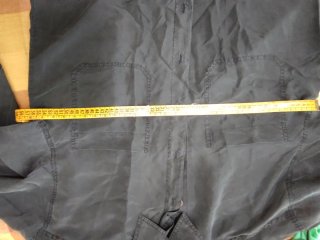 Camisa Benetton Seda Azul Talla L