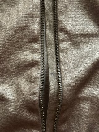 Chaqueta Bomber Zara Metalizada Talla M