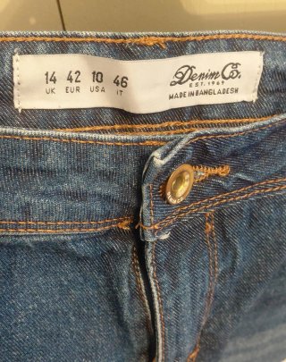 Pantalón corto vaquero Denim Co. con encaje