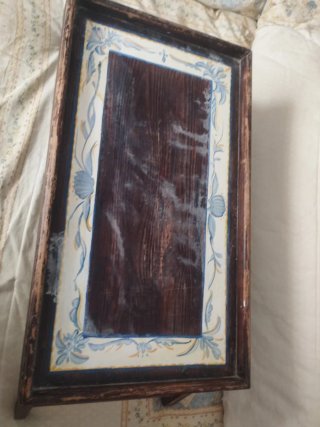 Bandeja de cama madera para restaurar