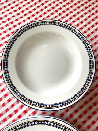 Juego 8 Platos Porcelana