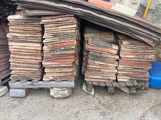 Teja antigua de cerámica Pocas unidades ya!