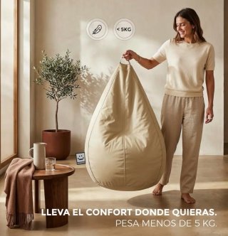 Puff Happers puff pera XL. En caja.