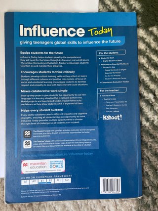 INFLUENCE TODAY 4 Student's book Ingles secundaria