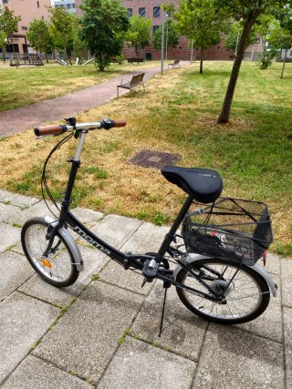 Bicicleta Moma plegable 20 7v