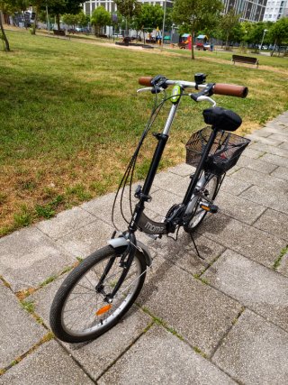 Bicicleta Moma plegable 20 7v