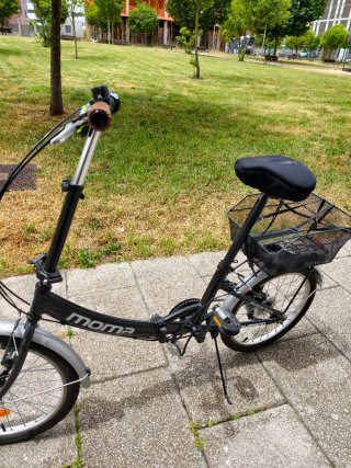 Bicicleta Moma plegable 20 7v